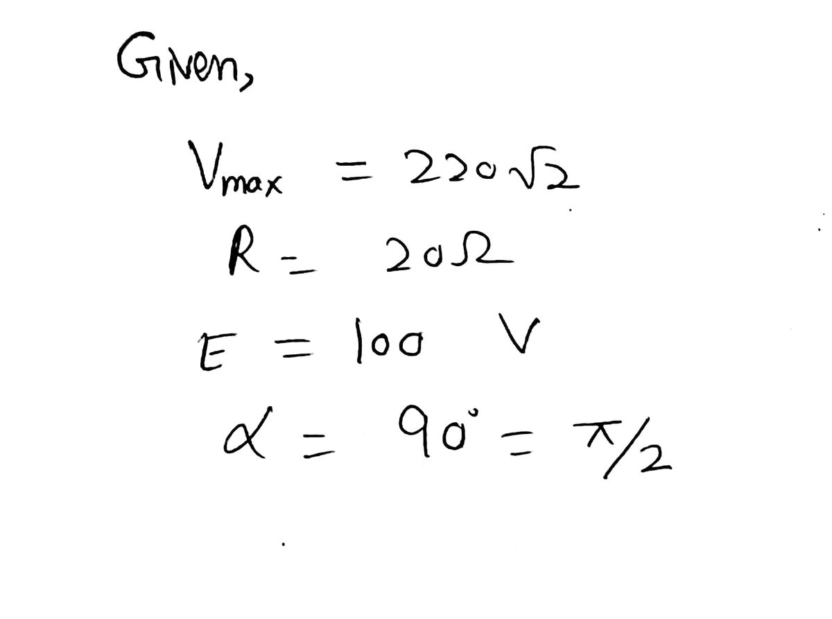 Electrical Engineering homework question answer, step 1, image 1